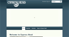 Desktop Screenshot of cypressheadhoa.com