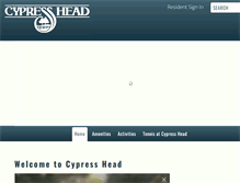 Tablet Screenshot of cypressheadhoa.com